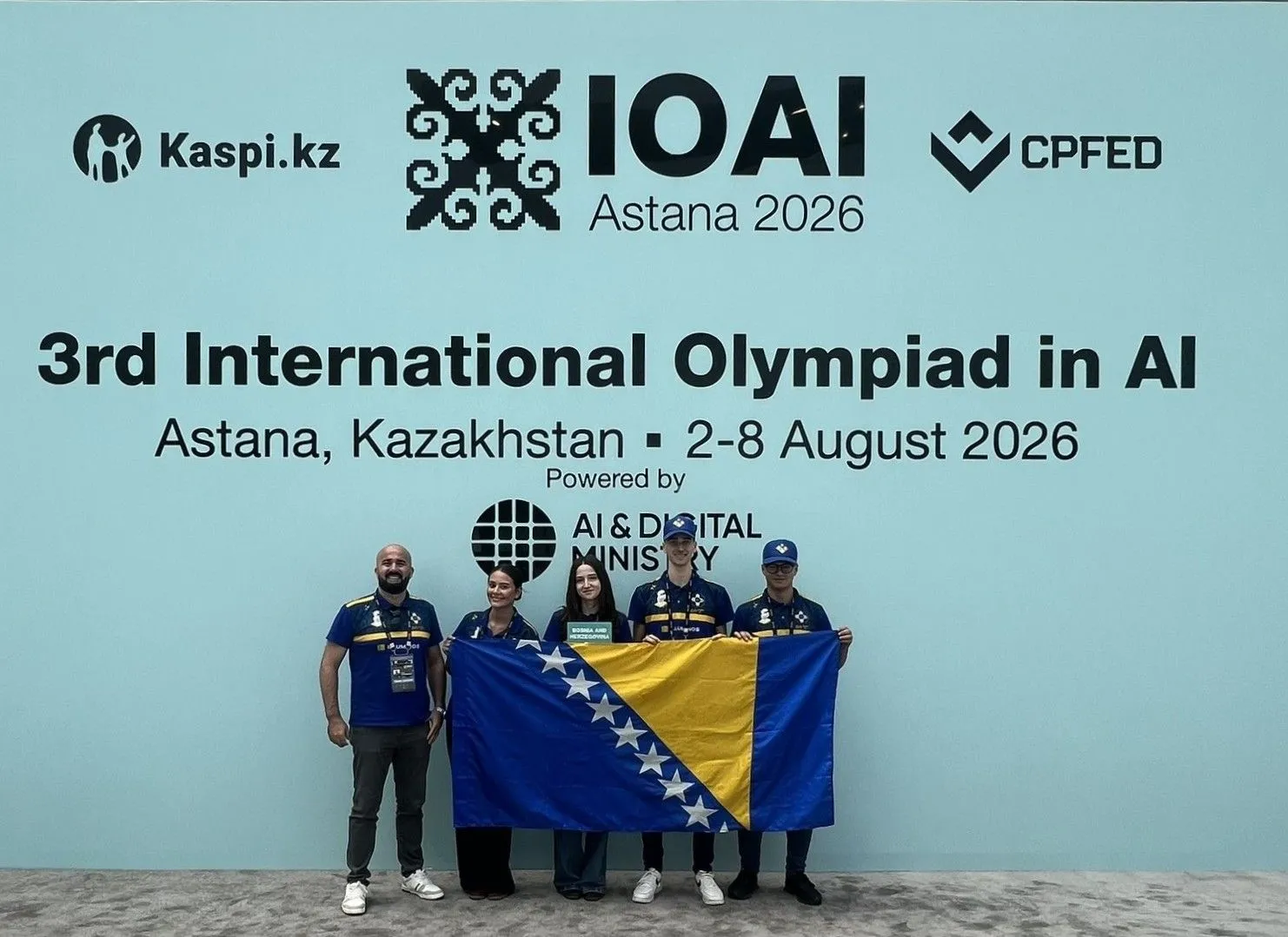 Historijski nastup, mladi Mostarci predstavili BiH na Olimpijadi iz AI-a