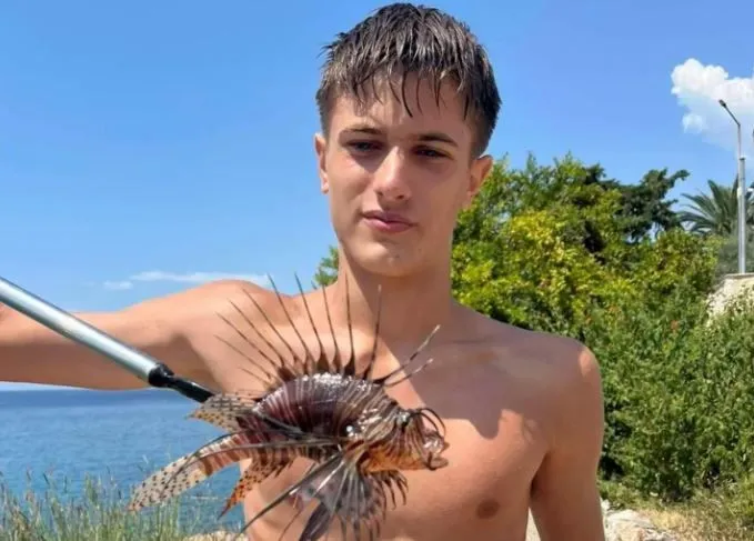 Opasni predator iz mora ulovljen kod plaže u Crnoj Gori, riba lav je agresivna
