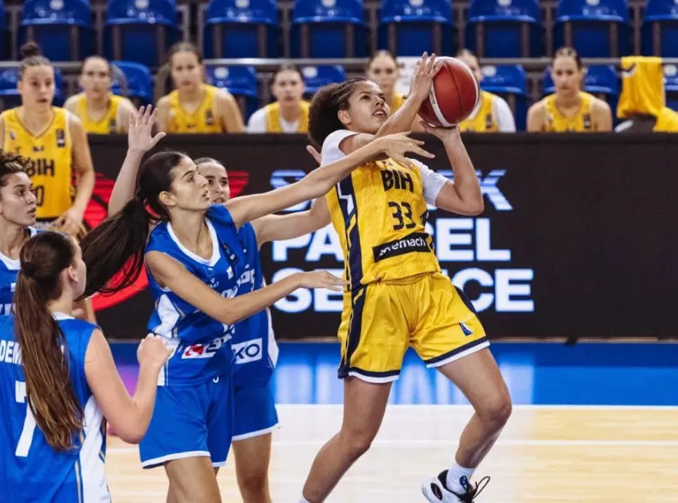 Mlade košarkašice BiH danas igraju novu utakmicu na Eurobasketu