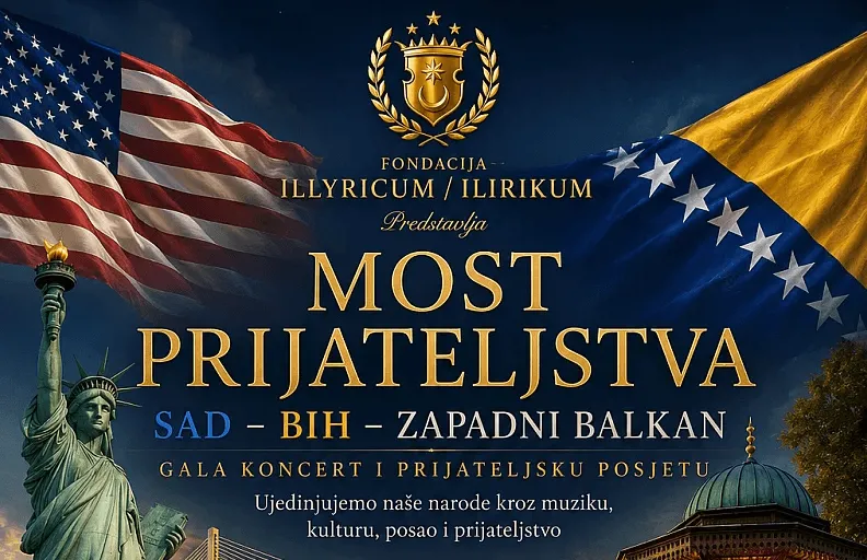 "Most prijateljstva" spaja SAD, BiH i region: Gala koncert 15. avgusta u Sarajevu