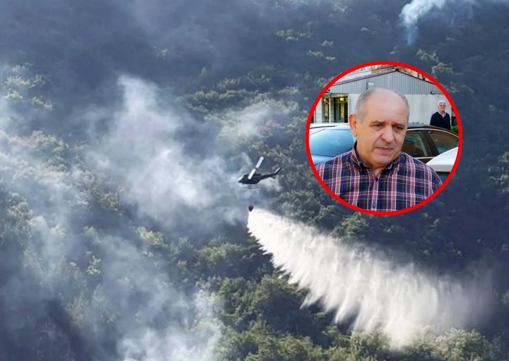 Pavlović: Vatra se proširila po nepristupačnom terenu, Air Tractori su od velike pomoći