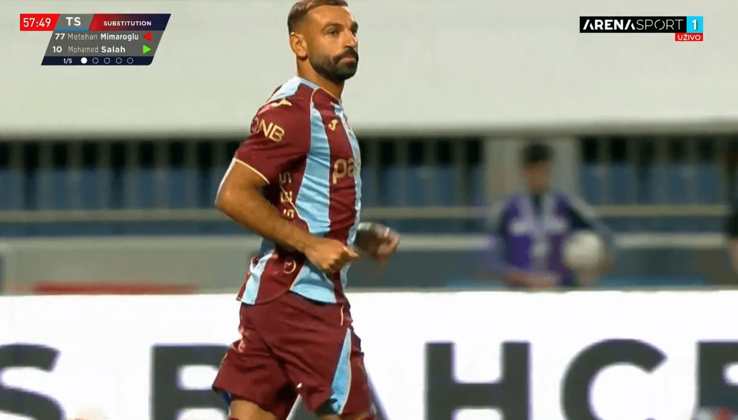 Mohamed Salah debitovao za Trabzonspor, ludnica među gostujućim navijačima