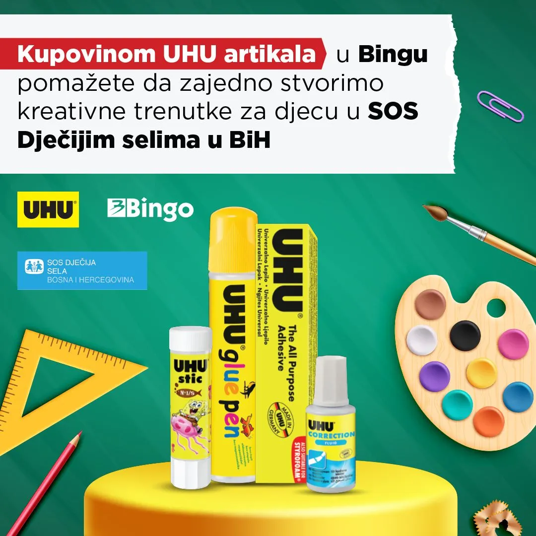 Kreativnost počinje malim koracima: UHU, Orbico i Bingo uz SOS Dječija sela u BiH 