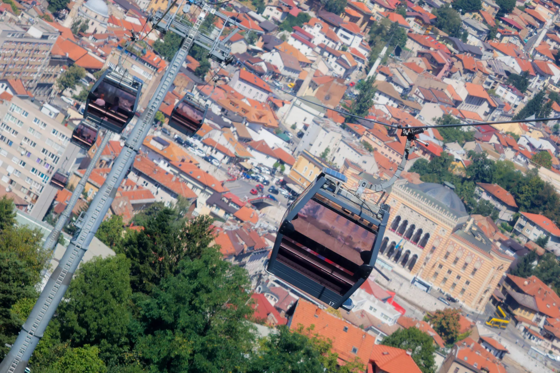 Trebević, žičara, turisti