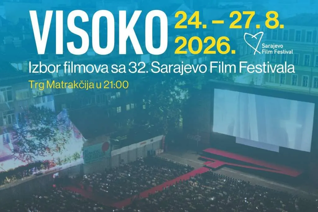 Filmski program SFF-a stiže u Visoko: Četiri filma na Trgu Matrakčija
