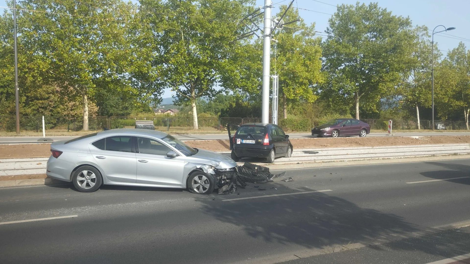 Saobraćajna nesreća, Sarajevo, prema Hrasnici, policija