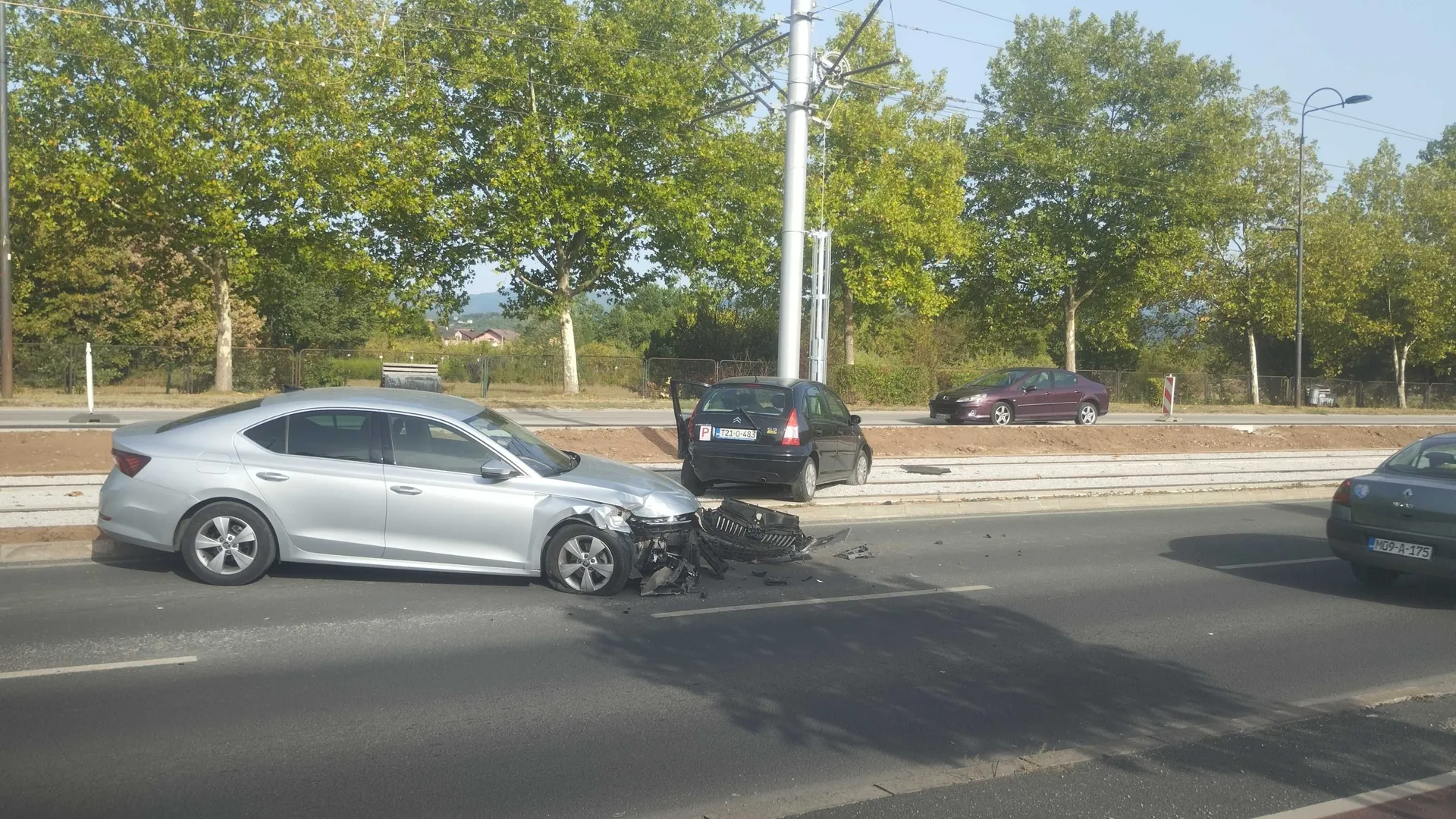 Saobraćajna nesreća, Sarajevo, prema Hrasnici, policija