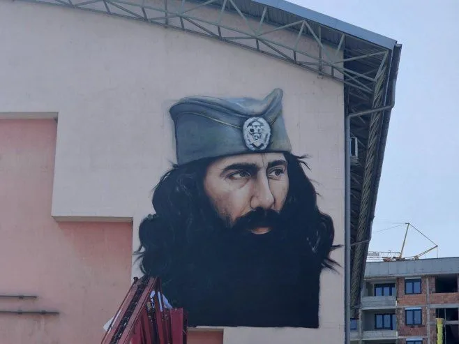 Zloglasni četnički vojvoda Slavko Aleksić dobio mural u Istočnom Sarajevu