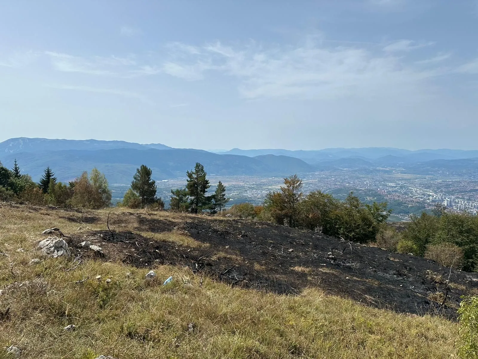 Požar ponovo na Trebeviću