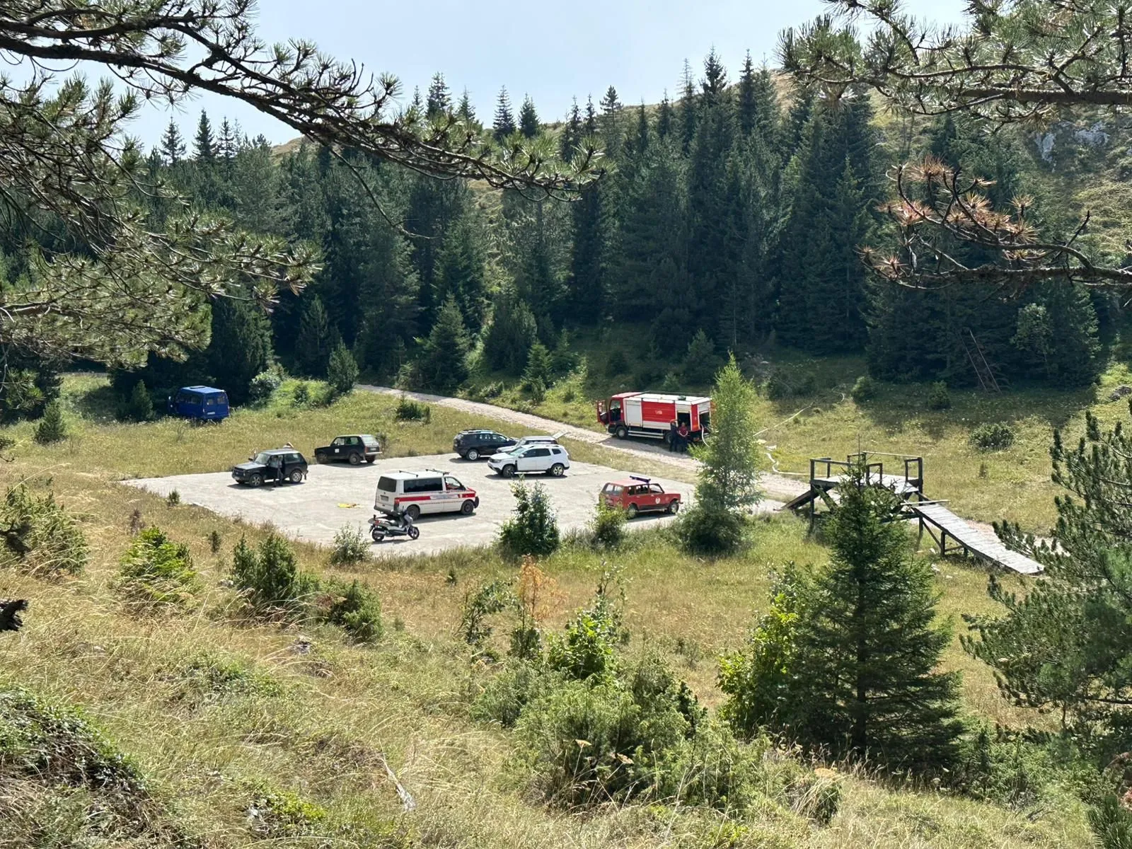 Požar ponovo na Trebeviću