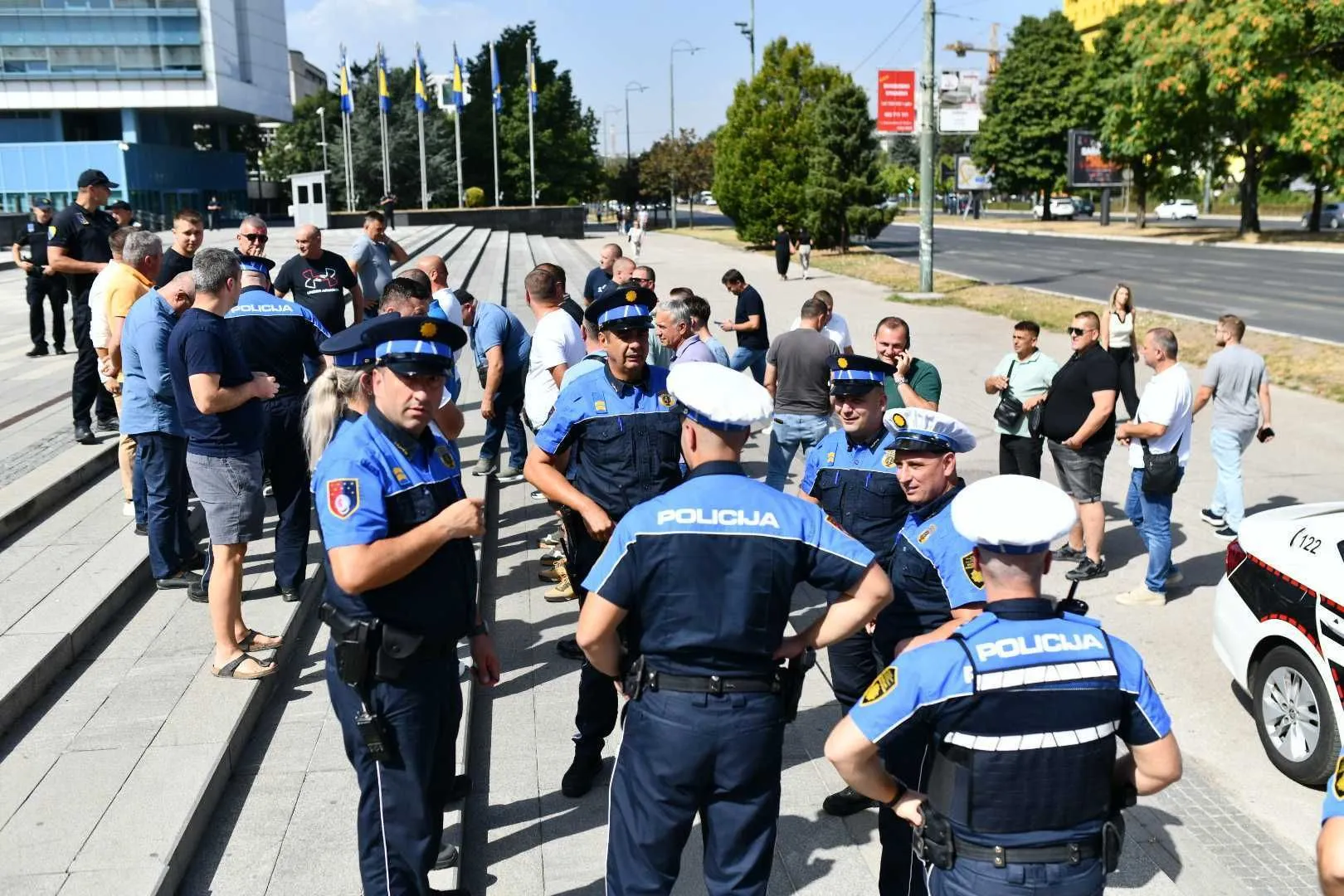 Konzorcijum Logistika BiH protest