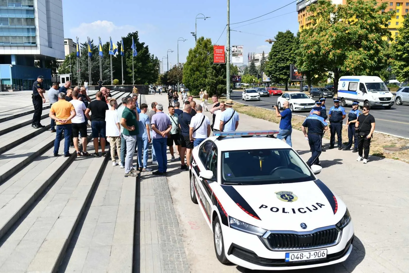 Konzorcijum Logistika BiH protest
