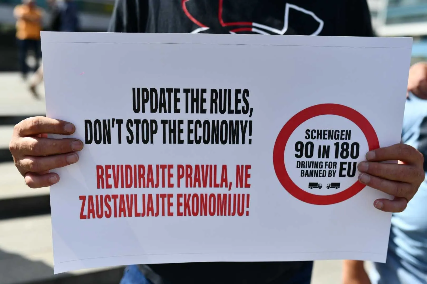 Konzorcijum Logistika BiH protest