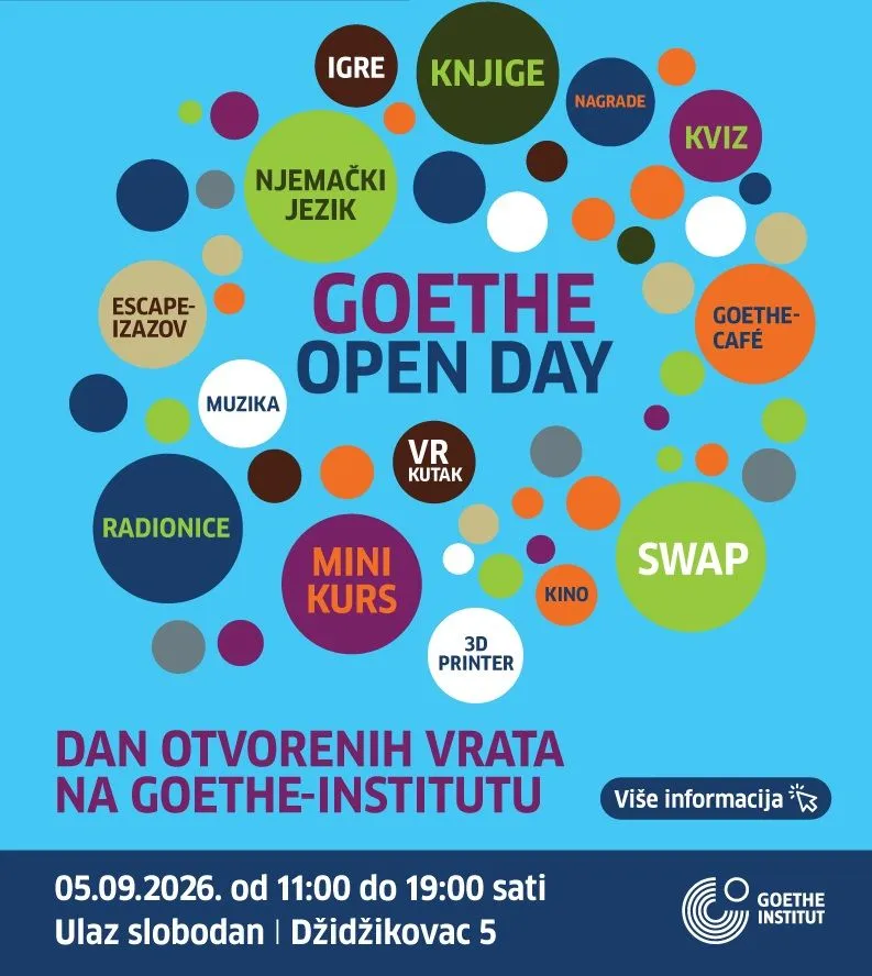 Goethe-Institut otvara vrata: Dan ispunjen kulturom, igrom i kreativnošću