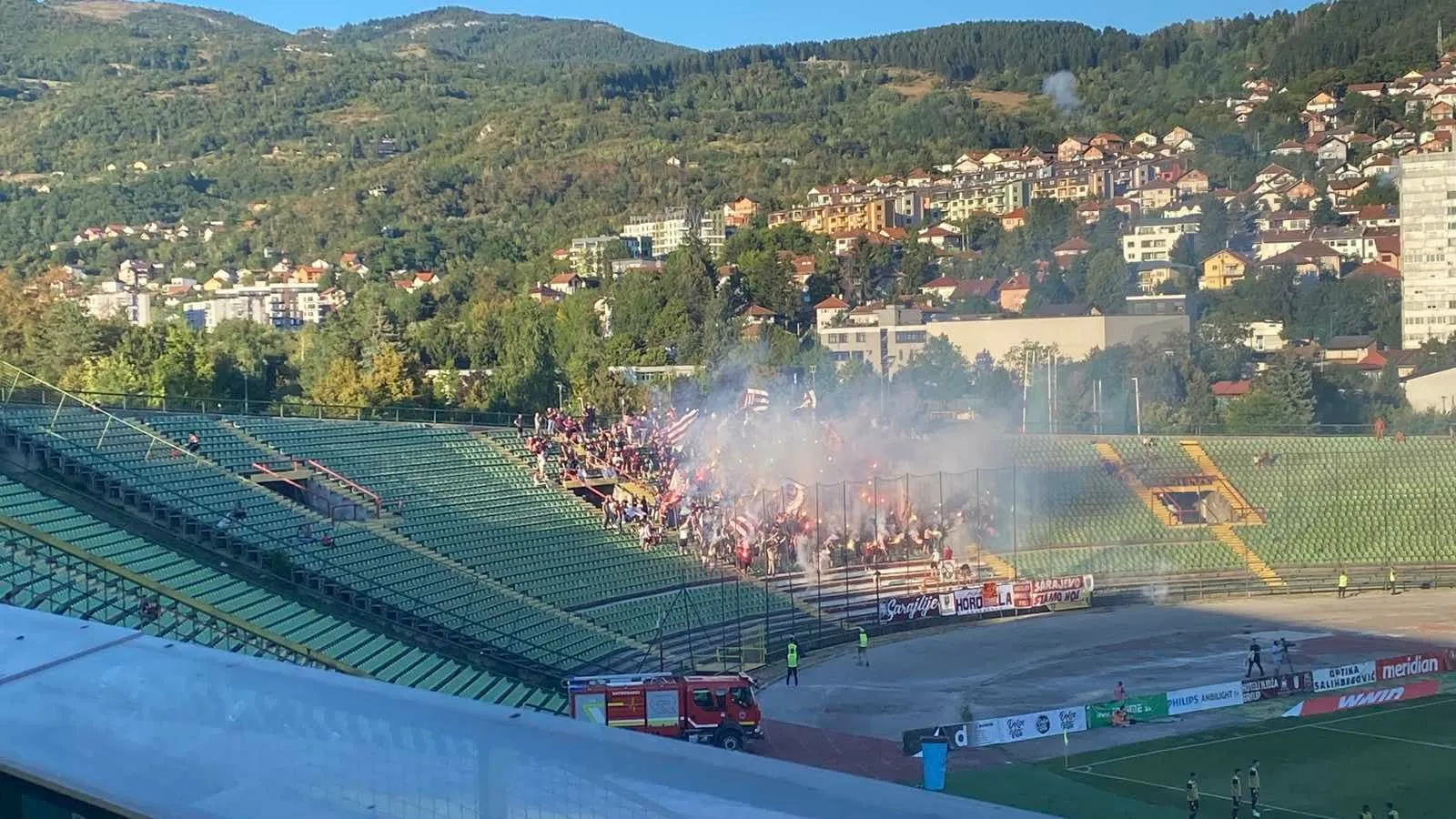 Evo kakva atmosfera vlada među najvratrenijim pristalicama Sarajeva protiv Borca