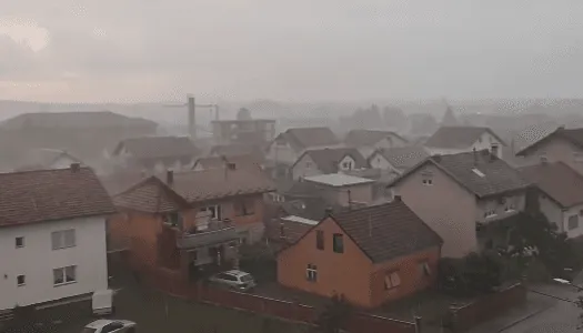 Nakon Slovenije i Hrvatske, jak vjetar i kiša pogodili i dio BiH