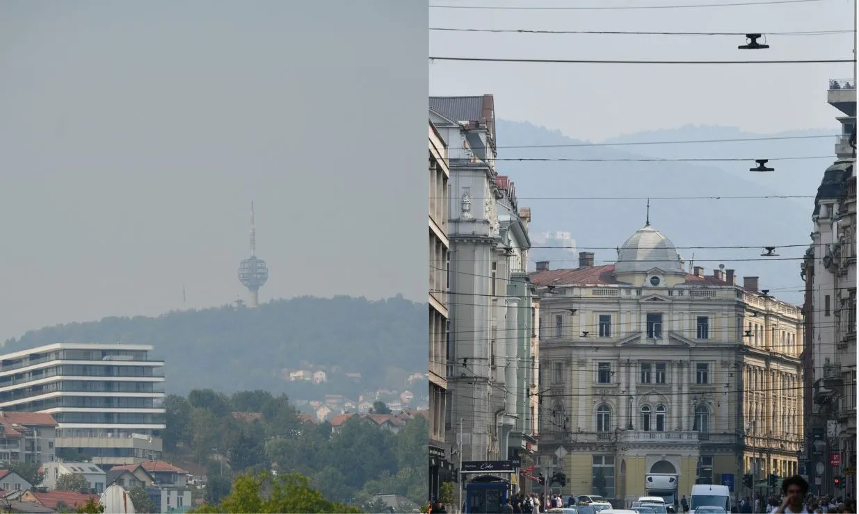 (FOTO) Sarajevo pod dimom, zrak zagađen i nezdrav, ne izlazite ako ne morate