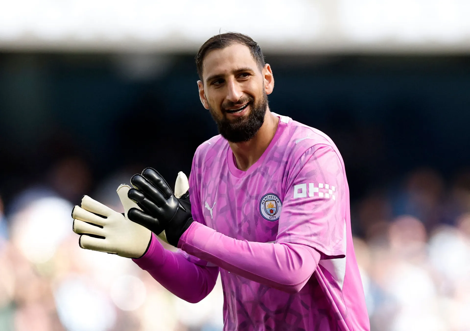 Soccer Football - Premier League - Manchester City v Coventry City - Etihad Stadium, Manchester, Britain - September 5, 2026 Manchester City's Gianluigi Donnarumma reacts Action Images via Reuters/Jason Cairnduff EDITORIAL USE ONLY. NO USE WITH UNAUTHORIZ