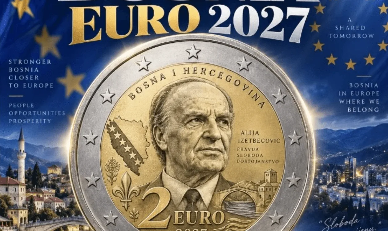 Austrijski lobista želi euro u BiH, a na kovanici vidi Aliju Izetbegovića