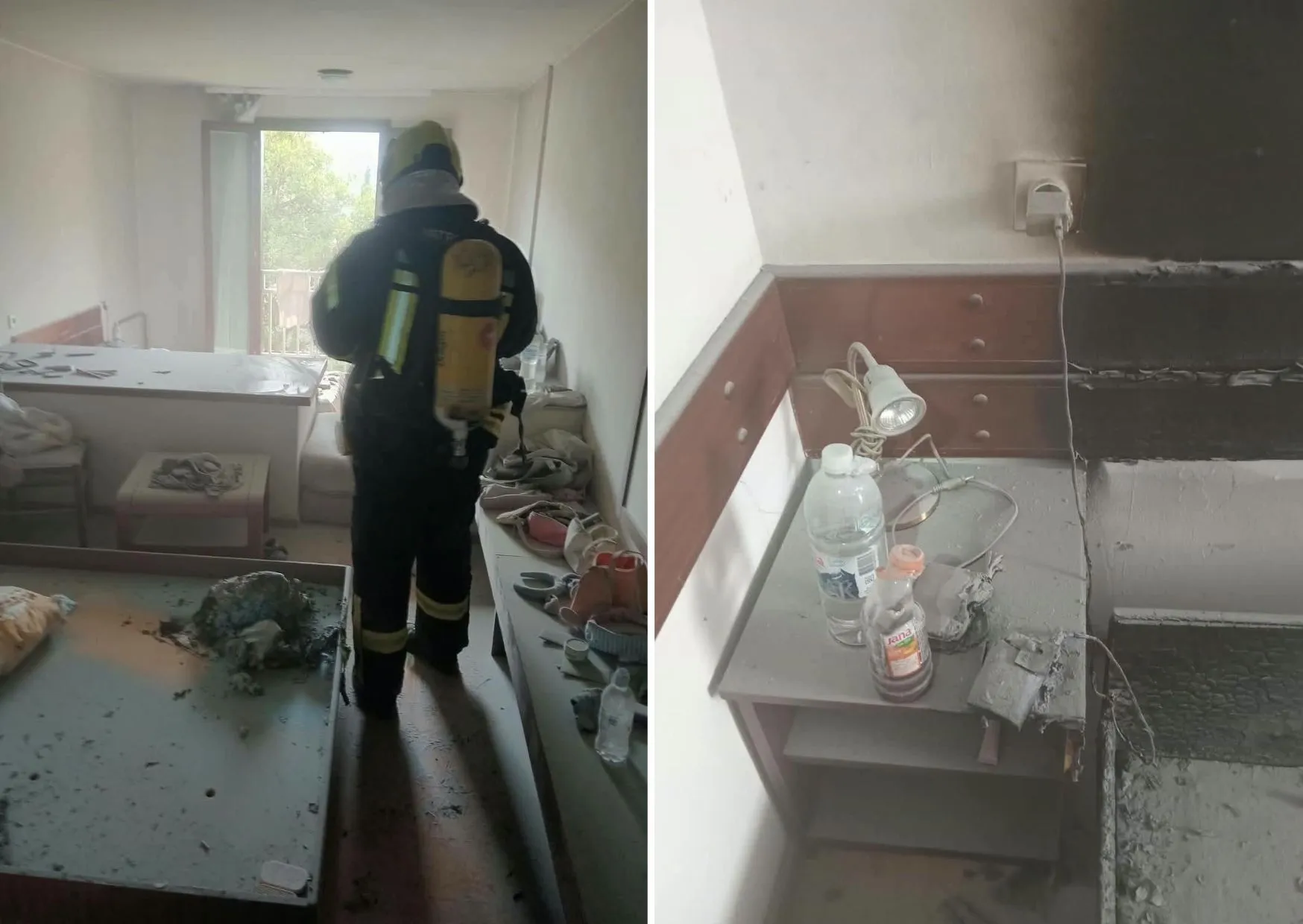 (FOTO) Požar u Neumu: Vatra izbila u poznatom hotelu, pogledajte posljedice