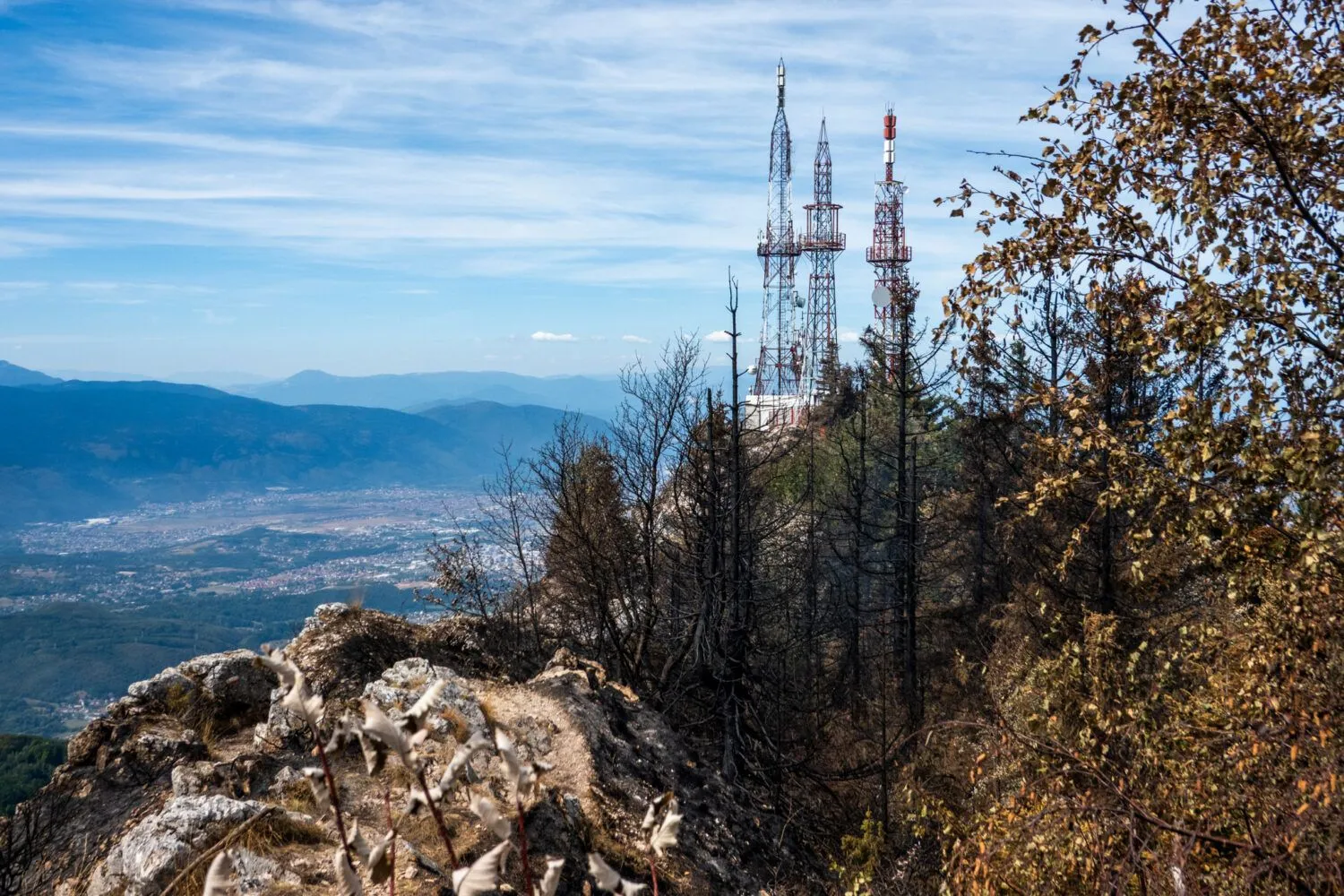 Posljedice požara na Trebeviću