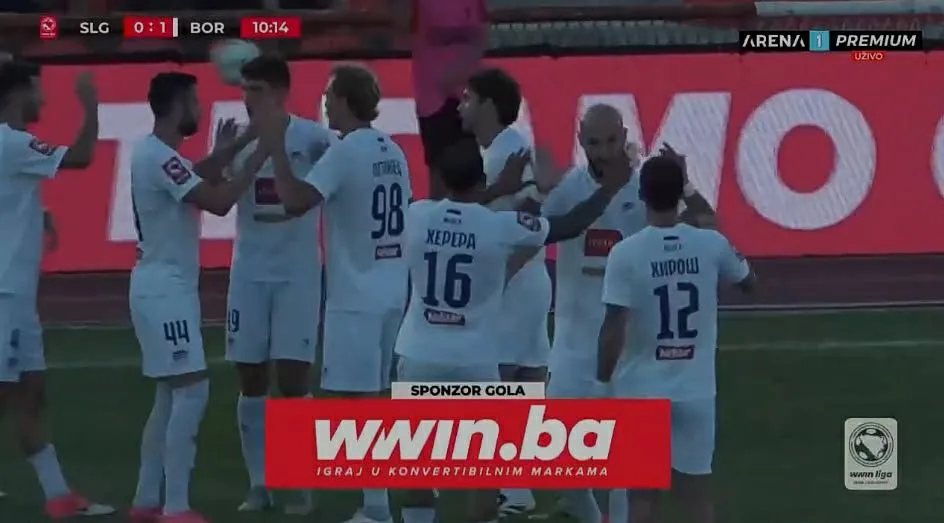 Borac iz prve šanse stigao do pogotka na gostovanju kod dobojske Sloge