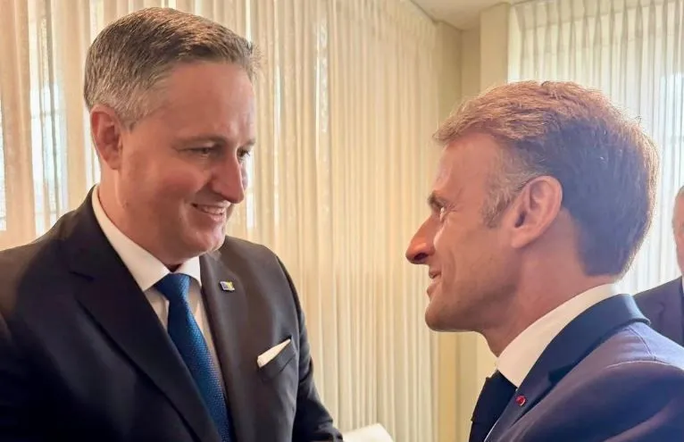 Nakon govora u UN-u, Bećirović s Macronom: Stigao novi poziv za Pariz