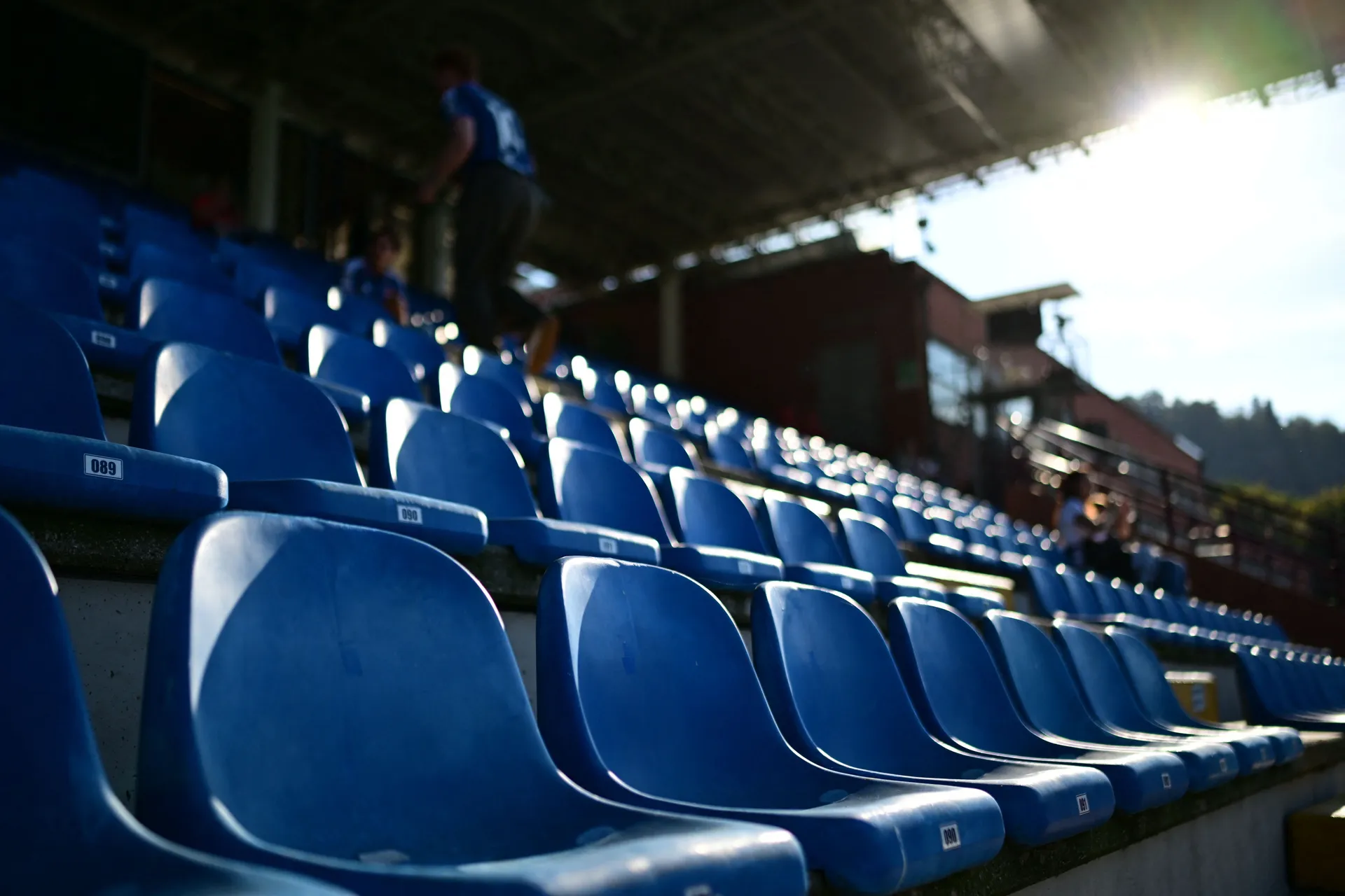 Soccer Football - Serie A - Como v Parma - Stadio Giuseppe Sinigaglia, Como, Italy - September 14, 2026 General view of the seats inside the stadium before the match REUTERS/Daniele Mascolo