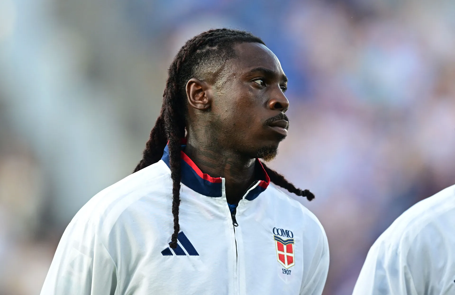 Soccer Football - Serie A - Como v Parma - Stadio Giuseppe Sinigaglia, Como, Italy - September 14, 2026 Como's Moise Kean before the match REUTERS/Daniele Mascolo