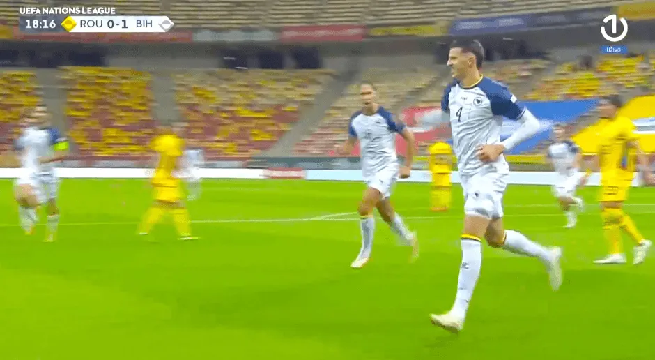 Rumunija na koljenima! Nebeski skok Tarika Muharemovića za drugi gol Zmajeva