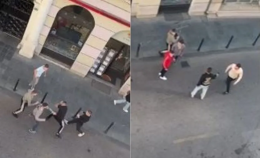 Letve i barske stolice letjele u Sarajevu, masovna tučnjava u centru grada