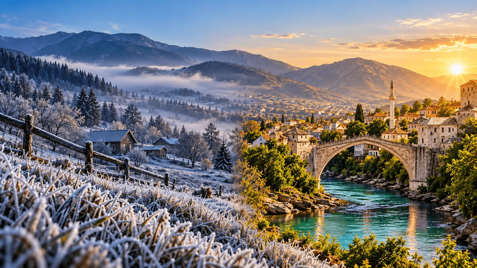 BiH u temperaturnom šoku: U jednom selu jutros -8°C, a u Mostaru čak 30°C