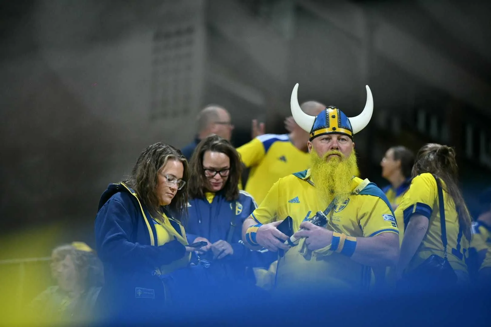 Manja grupa navijača Švedske je stigla u Zenicu