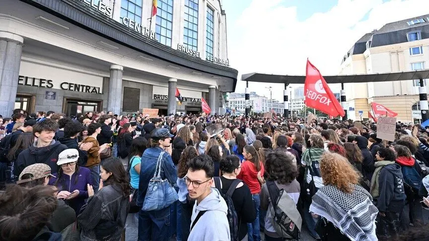 Studentski protesti u Liegeu eskalirali, policija privela 22 osobe