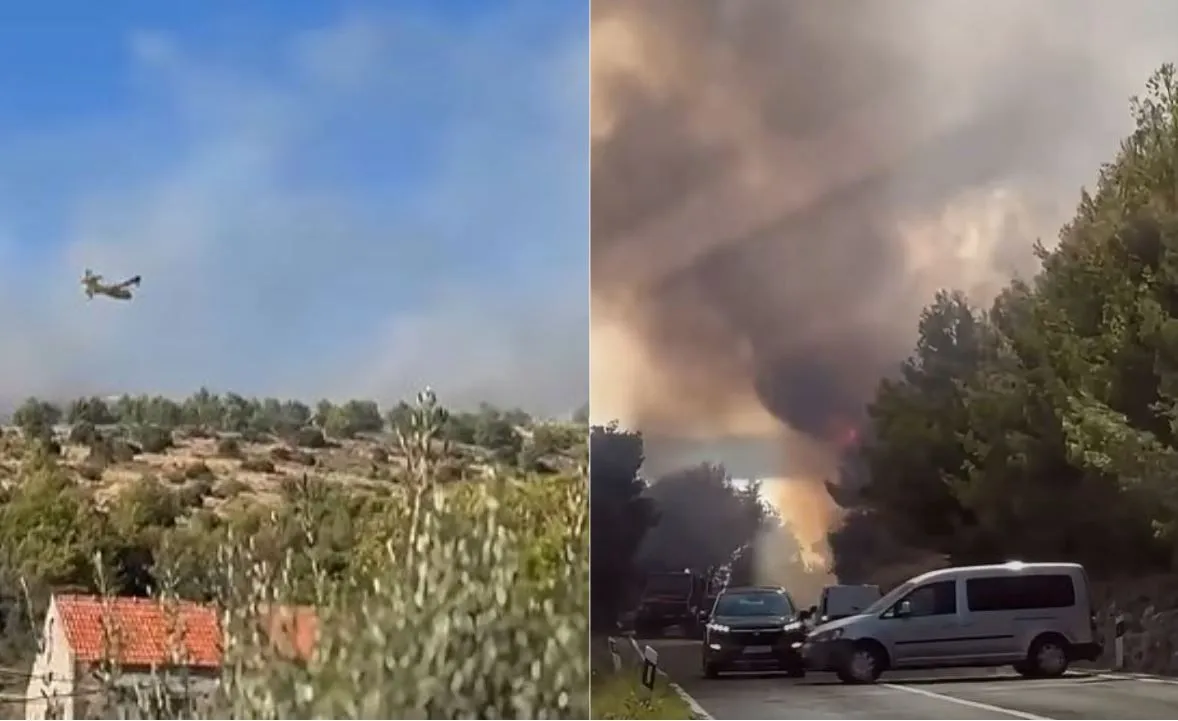 Veliki požar buknuo u bh. susjedstvu, vatra se brzo širi, stižu i kanaderi