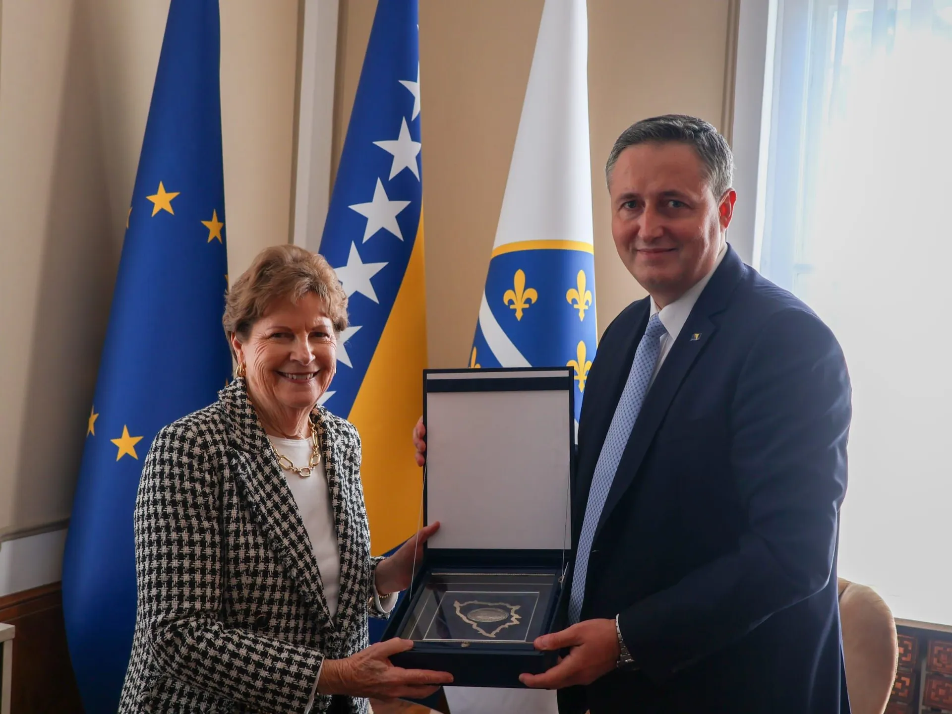 Jeanne Shaheen i Denis Bećirović