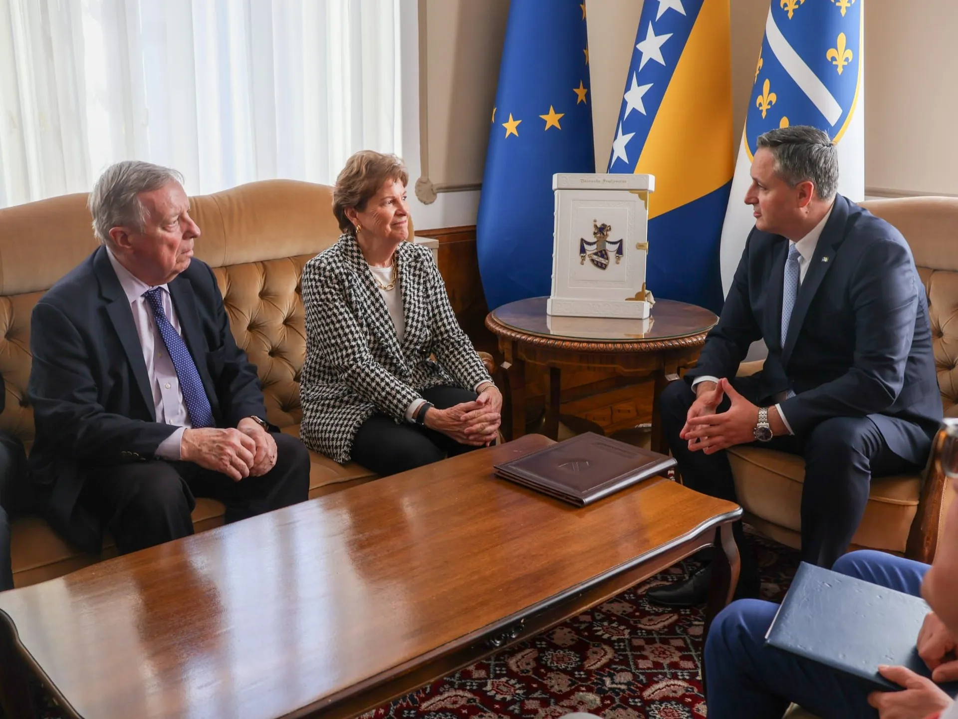 Američki senatori u Sarajevu, Bećirović naglasio važnost podrške SAD-a