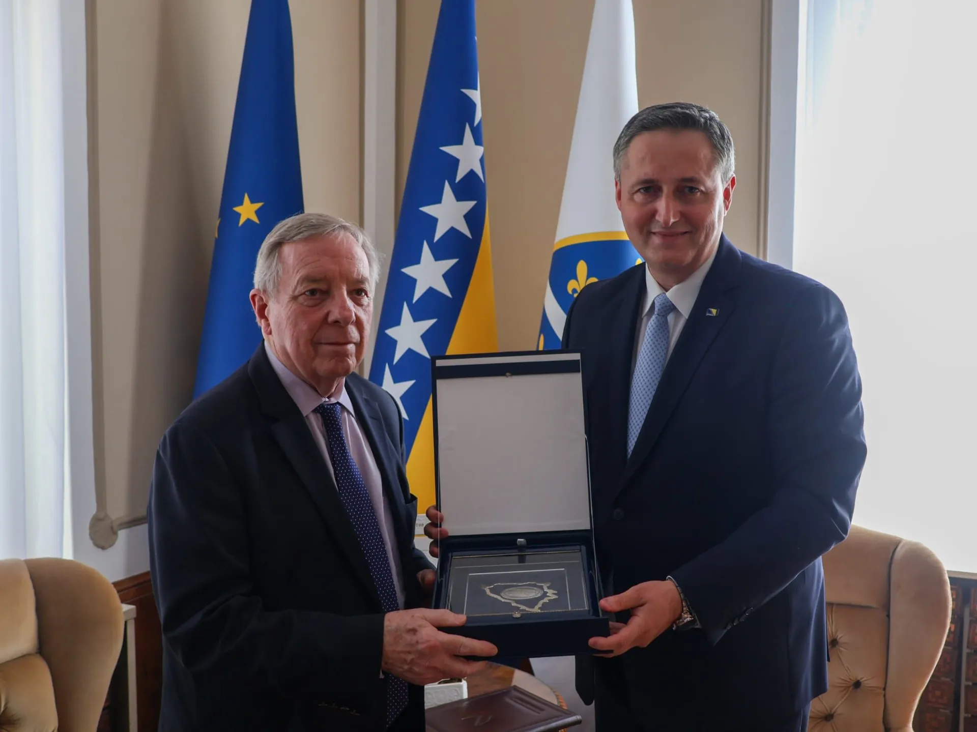Jeanne Shaheen i Denis Bećirović
