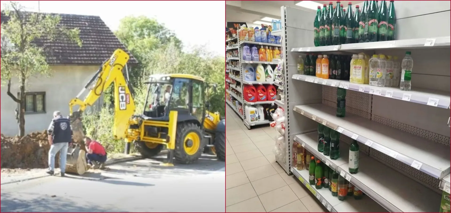 Istočno Sarajevo drugi dan bez vode, nema cisterni, prazne i police u marketima