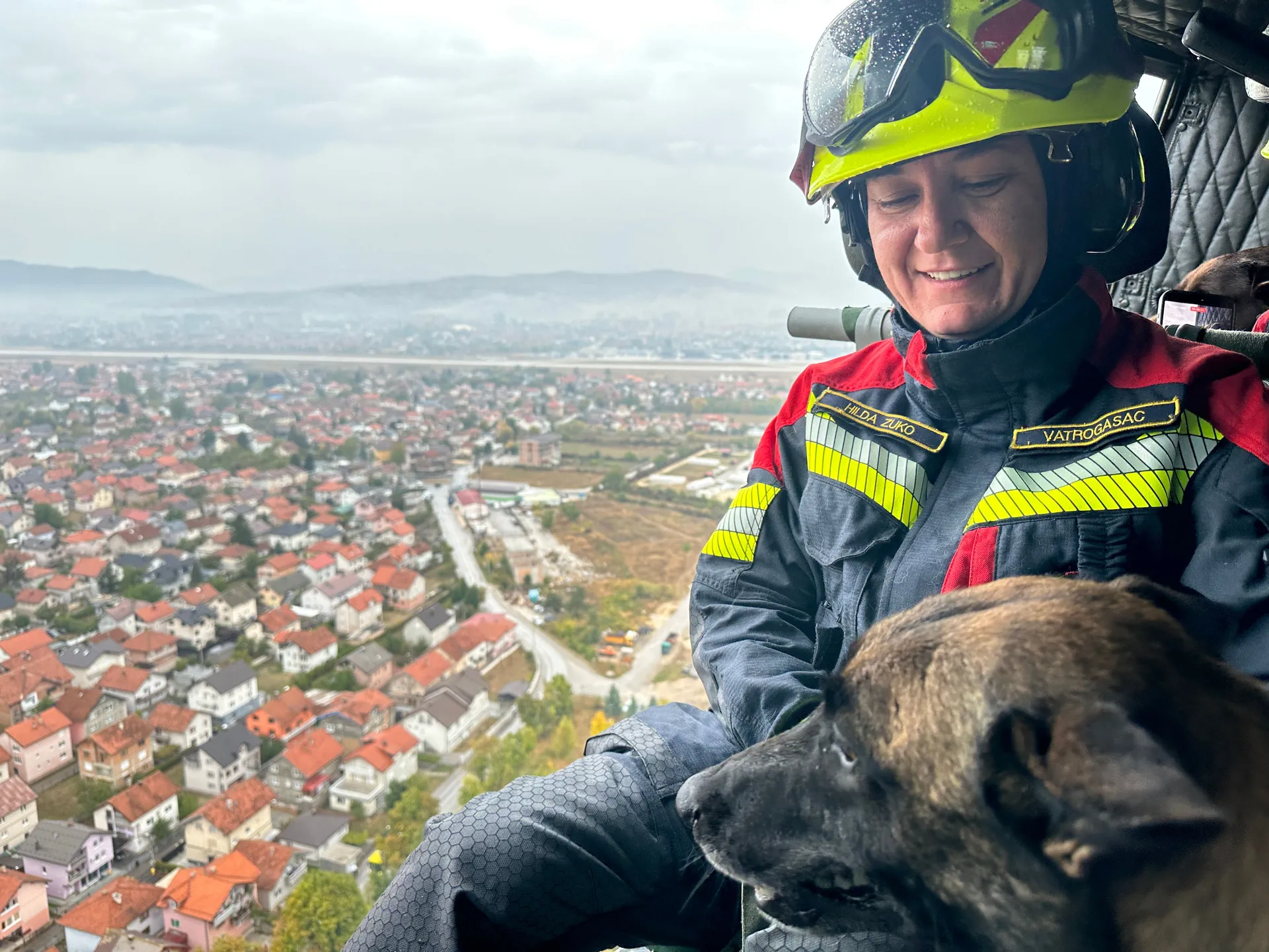 Letjeli smo helikopterom sa spasilačkim psima