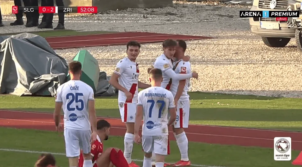 Novi gol Zrinjskog nakon fenomenalne akcije, gosti igraju sjajno