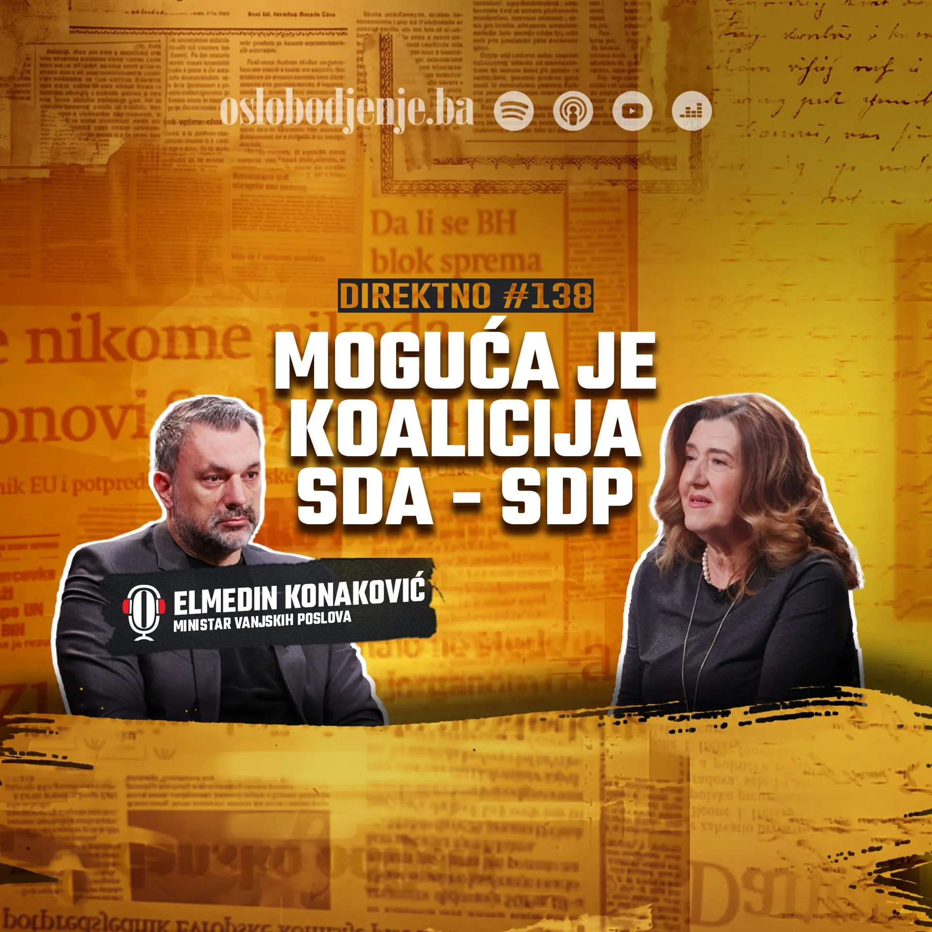 Konaković: Natjerat ću Dodika da što prije formira vlast - Direktno sa Vildanom