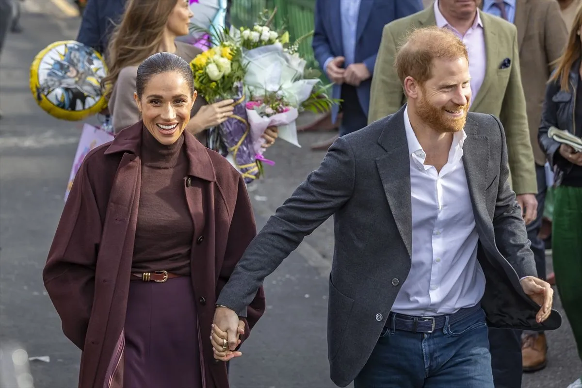 Princ Harry i njegova supruga Meghan u Nottinghamu