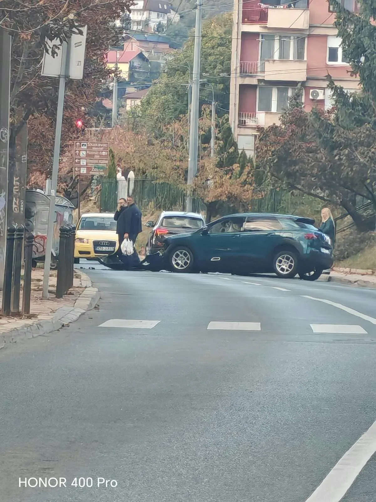 Saobraćajna nesreća u Sarajevu, na vozilima pričinjena veća materijalna šteta