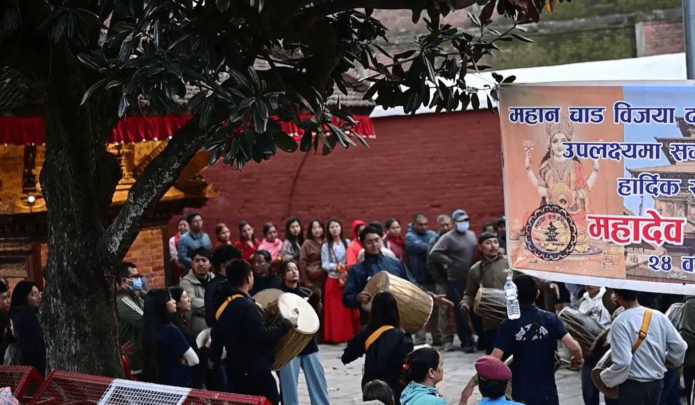 Vjernici hrle u nepalski hram Taleju koji je rijetko otvoren za posjetioce