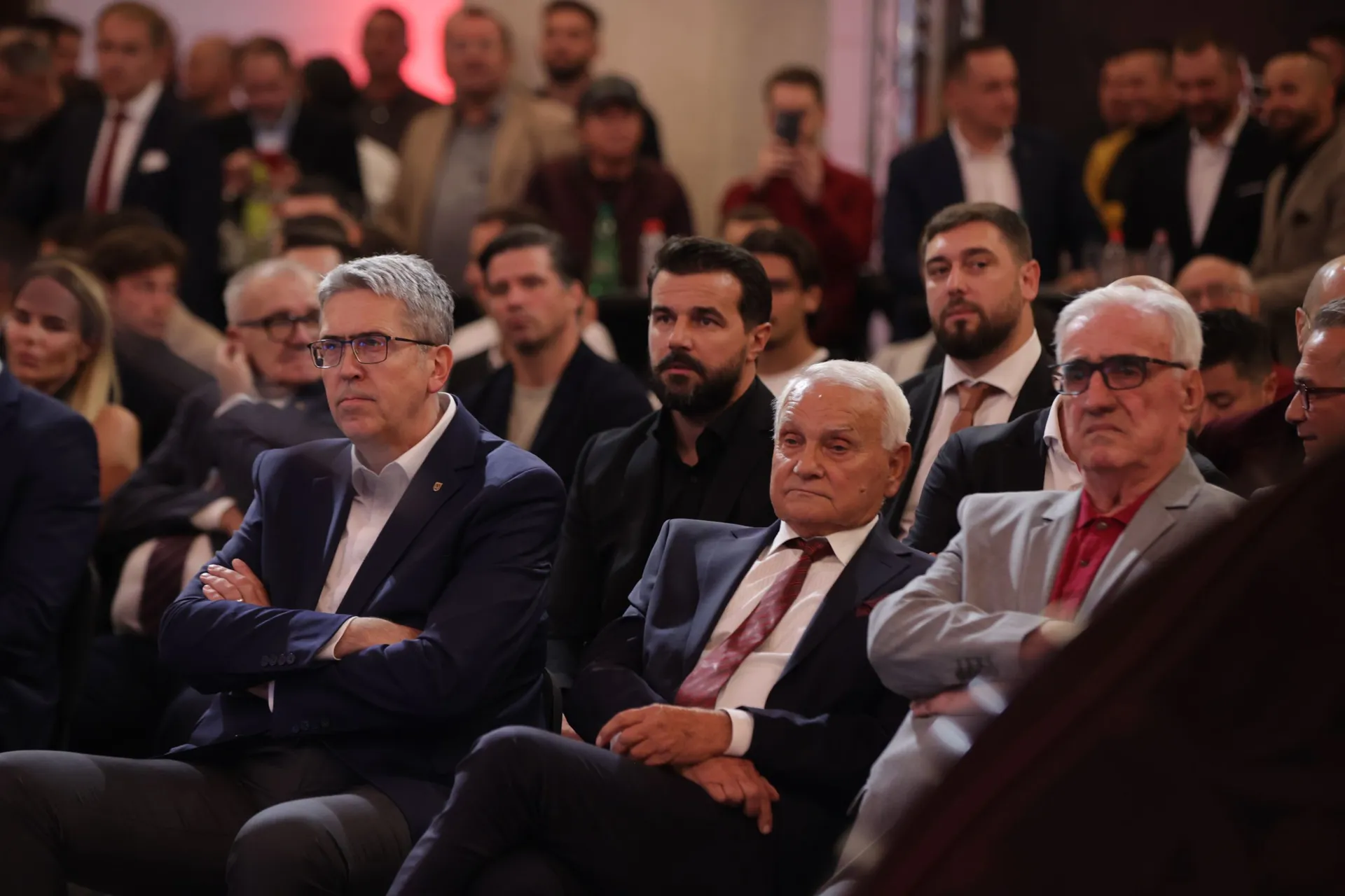 Sarajevo, BiH - 21. oktobar 2026. godine:

Svečano obilježavanje 80. godišnjice Fudbalskog kluba Sarajevo upriličeno je u srijedu u Vijećnici u Sarajevu, glavnom gradu Bosne i Hercegovine ( Elman Omic - Anadolu Agency )