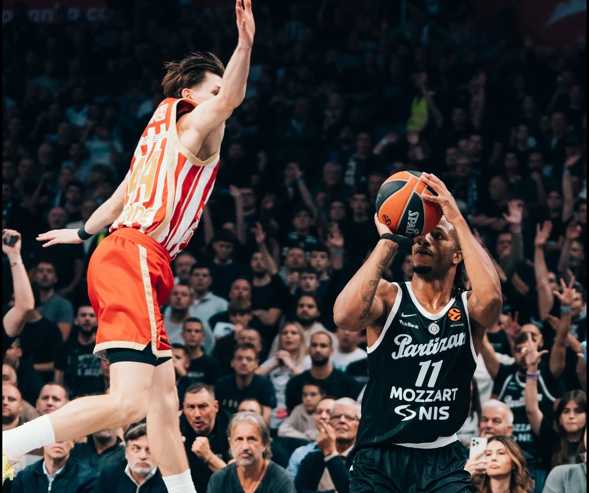 Partizan srušio Zvezdu, pogledajte pobjedničku trojku i "delirijum" u Areni