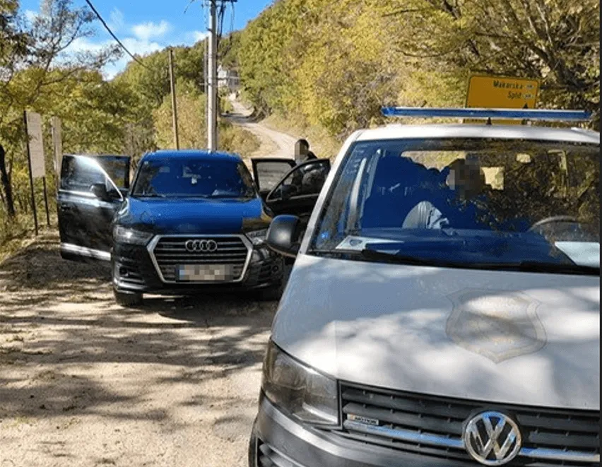 Kod Posušja zaustavljen Audi, vozač uhapšen zbog krijumčarenja ljudi