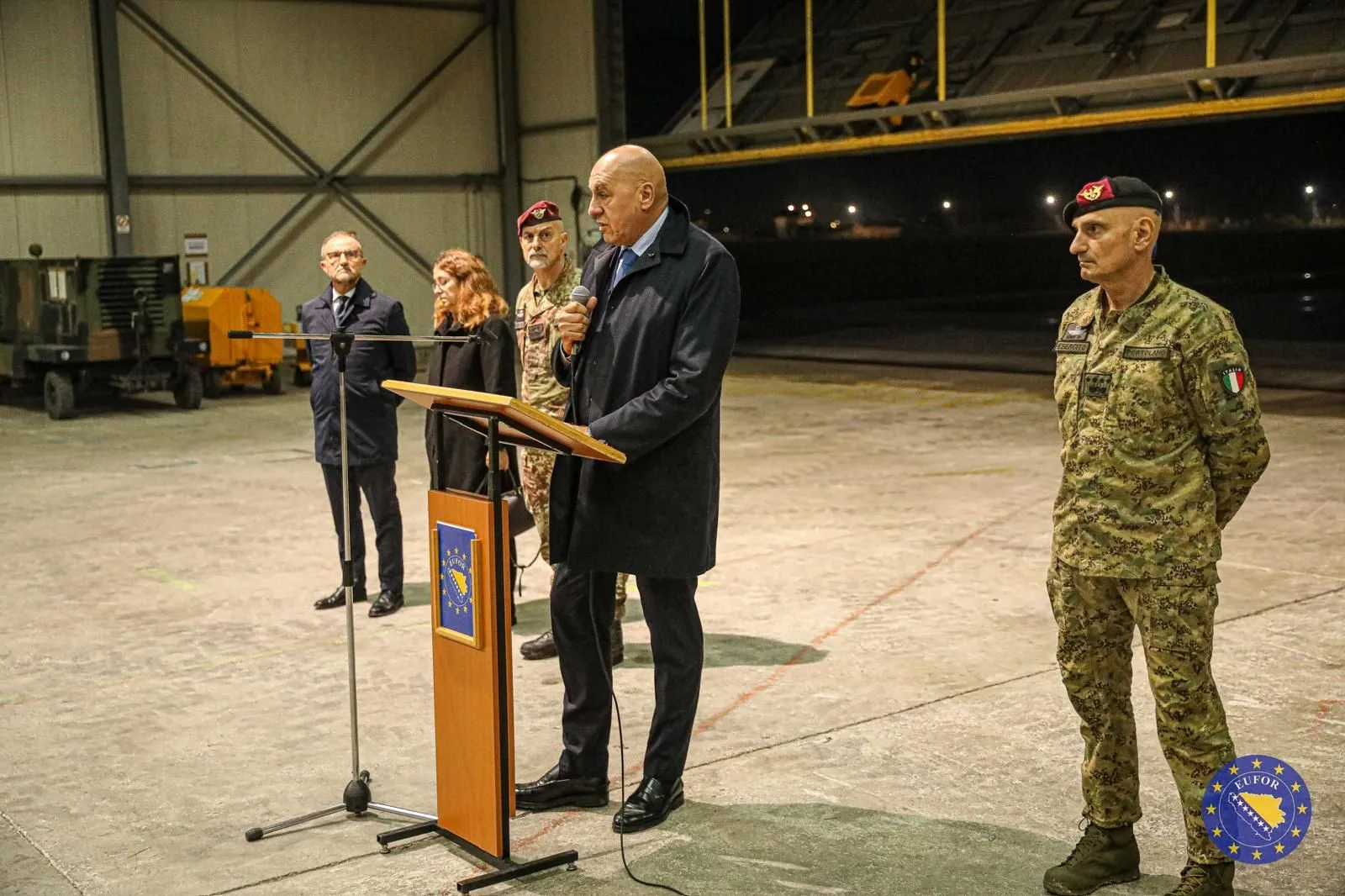 Italijanski ministar odbrane posjetio EUFOR nakon helikopterske nesreće