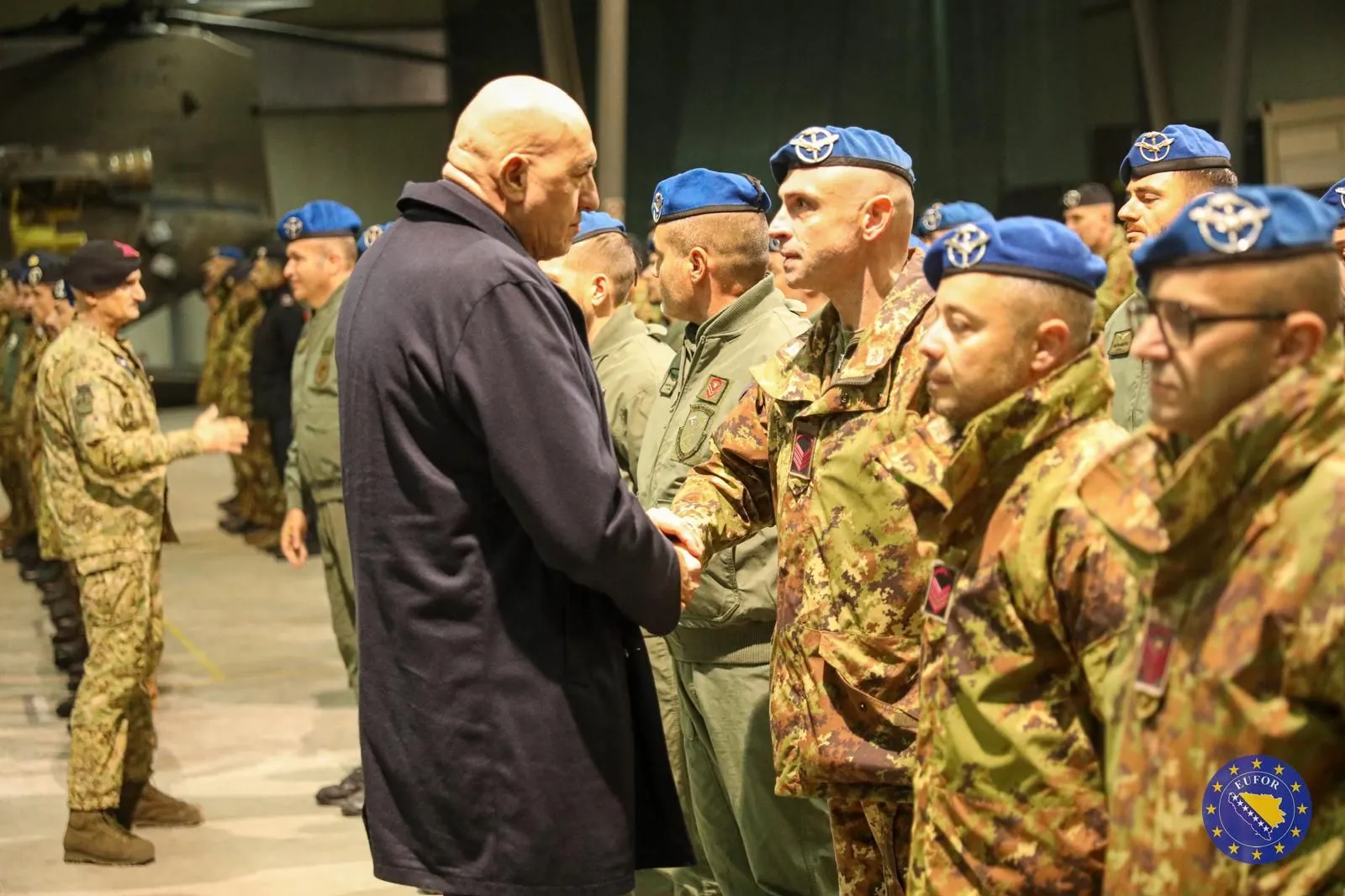Italijanski ministar odbrane posjetio EUFOR nakon helikopterske nesreće
